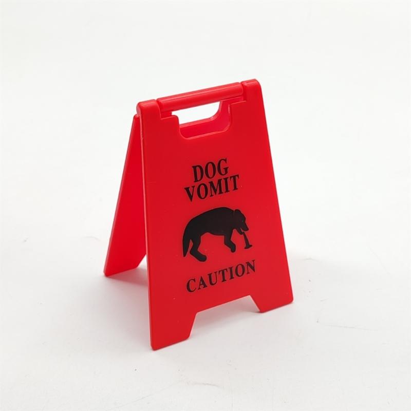 Yellow Cats And Dog Vomit Alerts Sign Durability Waterproof Dogs Vomit Sign Home And Garden Decors Cats Lover Gift