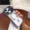 Matte Anti-Fall Armor Rugged Magnetic Phone Case for IPhone 17 16 15 14 Pro Max Magsafe Wireless Charge Protction Back Cover