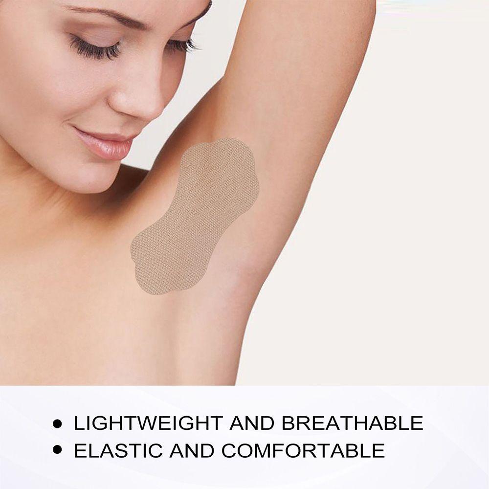 10PCS Sheets Self Adhesive Deodorant Sticker Sweat Absorbing Armpit Sweat Pads Sticker Underarm Sweat Pads Breathable Armpit Pads