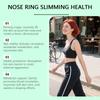 The Body Care Nose Ring Is Gentle And Comfortable, Protecting The Light And Slender Figure. It Is Convenient To Wear A Daily .