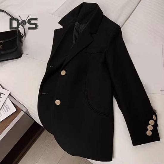 Dámský kostýmek sako Ležérní kancelářské sako Dámský kabát Klopový límec Business sako pro práci Párty Venkovní volný čas