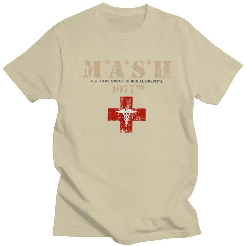 Custom Mash Distressed Logo T Shirts for Men 100 Cotton Tee Tops Tshirts Short Sleeve Tshirt Clothing