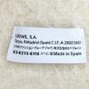 Great LOEWE Scarf Anagram Leather Patch Border Fringe Long Ivory Wool Women Used
