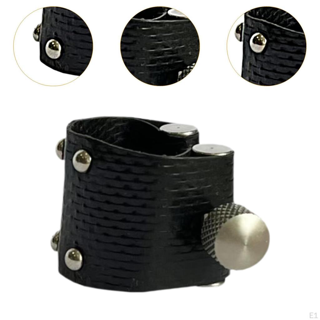 Saxophone Mouthpiece Clip Practical Lightweight Easy Installation Sturdy Ligature Clamp