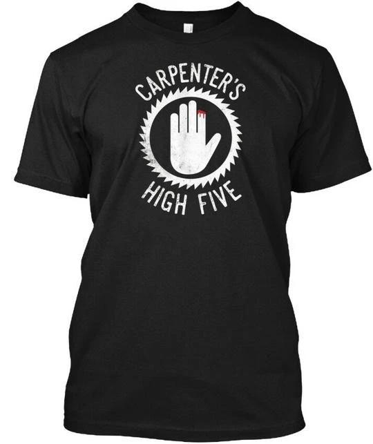 Funny Woodworking Carpenters High Five TTshirt Made in the USA Size S to 5XL S