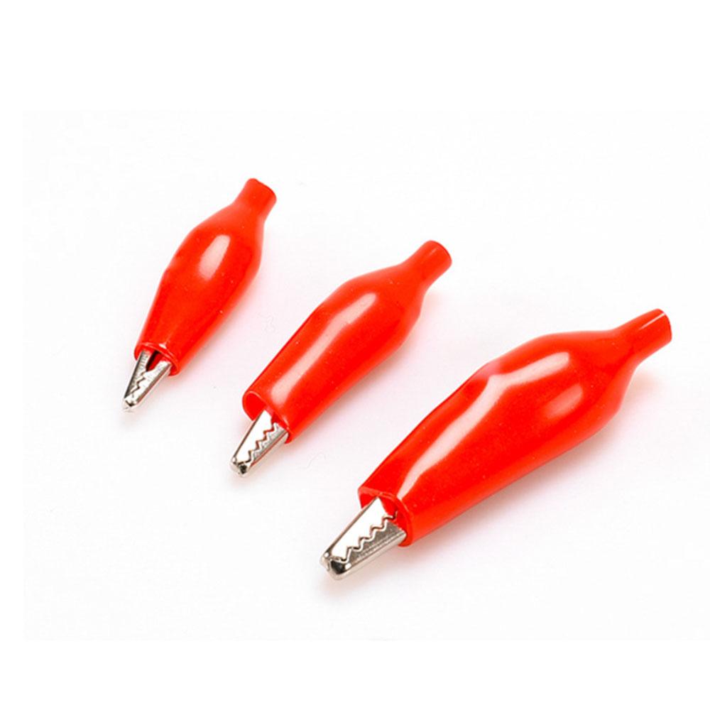 Krokosvorky 28 mm, Elektrické měřicí kabely, Svorky Roach, Propojovací kabely, Konektory kabelů, Oboustranné krokosvorky