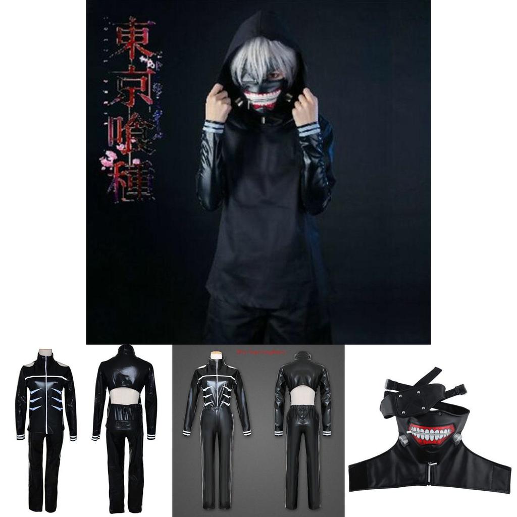 Bluza z kapturem Tokyo Ghoul Kaneki Ken Kostium Cosplay Z Wykwintnym Wykonaniem I Oddychającą Tkaniną Dla Najwyższego Komfortu