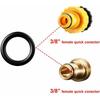 50Pcs Pressure Washer O Rings Hose Ring Kit for 1/4" 3/8" M22 Quick Connect Coupler