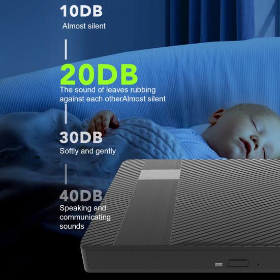 Laptop External DVD Drive Portable High Speed Read Write Type-C USB 3.0 DVD VCD Compact Disc Burner Writer Player Desktop PC Accessories