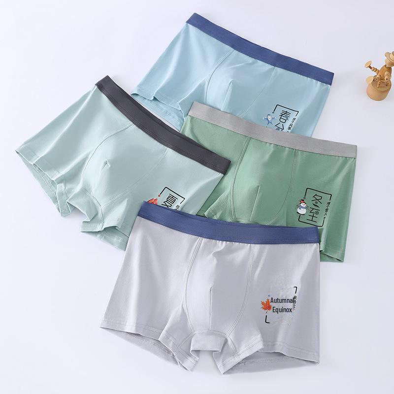Mittelhohe antibakterielle Boxershorts für Teenager-Jungen für Junior High Schüler