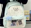 Schoolbag High-value Girl Backpack Cute High School Student Junior High School College Student Schoolbag Small Food Transparent Pain Bag New Backpack