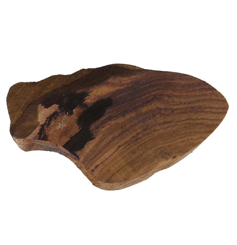 Brown Wood Block Art Textile Printing Block Fish Handcarved Scrapbook Stamp