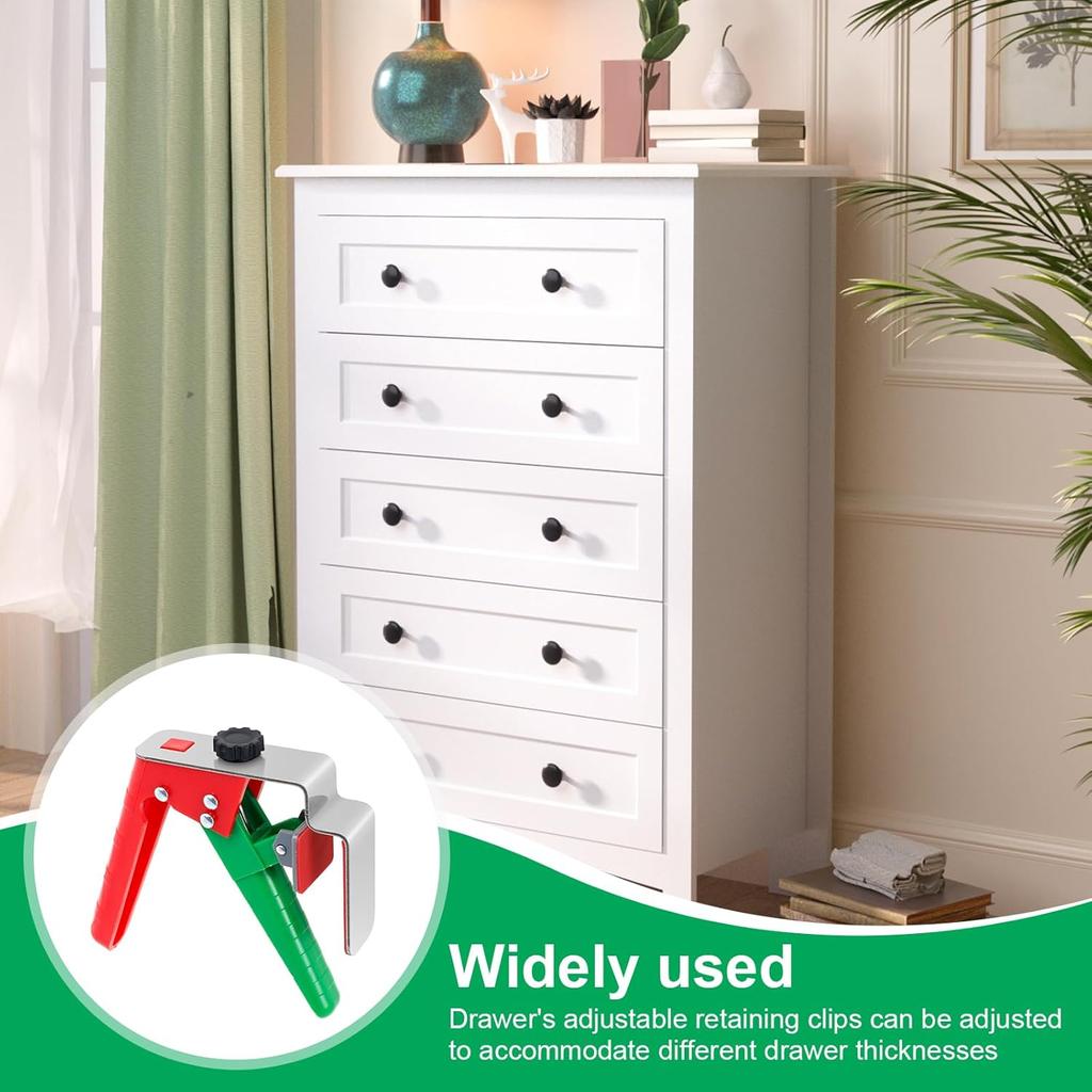 Adjustable Drawer Fixing Clamp, Universal Heavy-Duty Cabinet Cabinet Face Frame Clamps, Drawer Face Clamp For Easy And Fast Drawer Front Panel