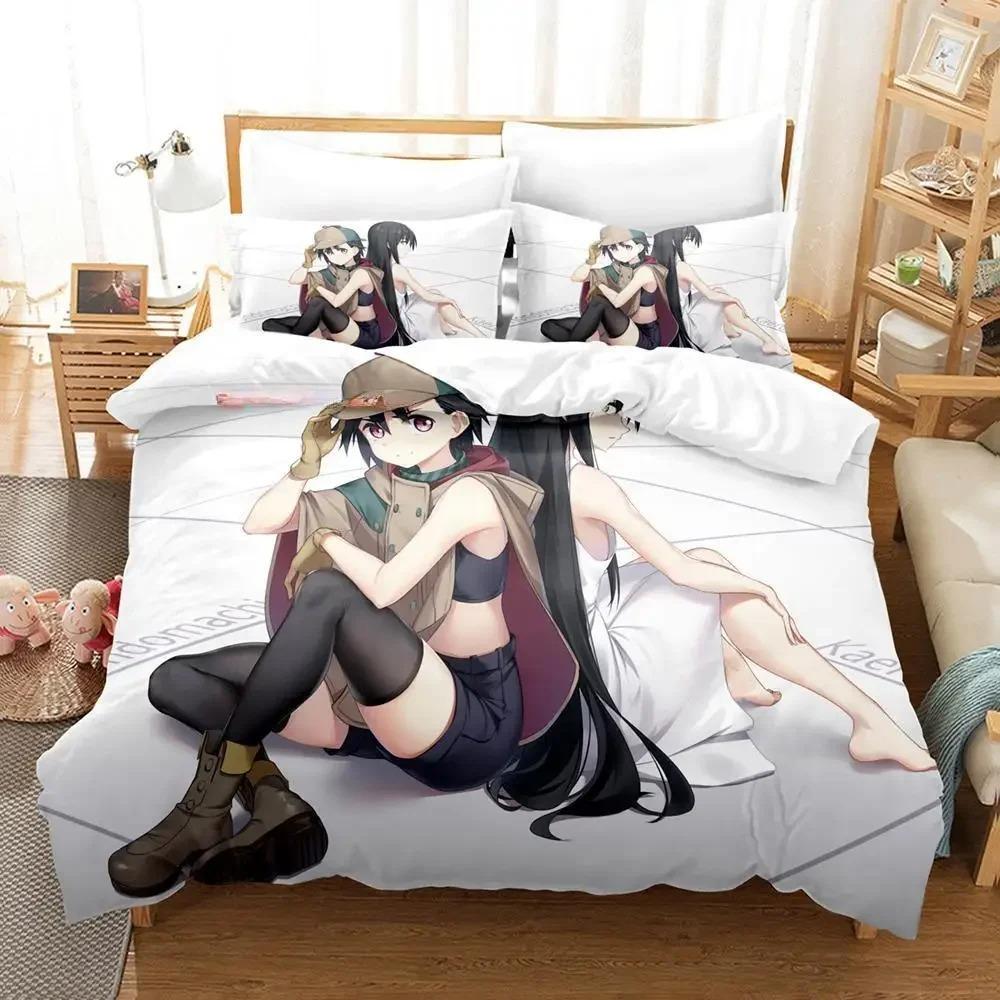 New IDINVADED Bedding Set Single Twin Full Queen King Size Bed Set Adult Kid Bedroom Duvet Cover Sets 3D Anime Bed Sheet Set