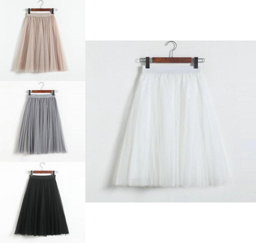 Gonna da ballo tutu a 3 strati di alta qualità per donna, sottogonna in tulle per eleganza vintage