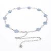 Blue Metal Waist Chain For Women Fashionable Summer Accessory