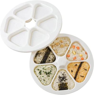Fujipacks Hanbai Made Japan Rice Ball Mold Onigiri Sennin That Can Make 6 Balls Once White