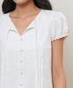 General Idea Floral Cap Sleeve Mini Dress [White] / Gf2Lop522