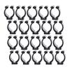 20Pcs Fishing Rod Holder Clip Replacement Billiards Pool Cue Clips Fishing Rod Storage Clips for Fishing Rod Pool Cue