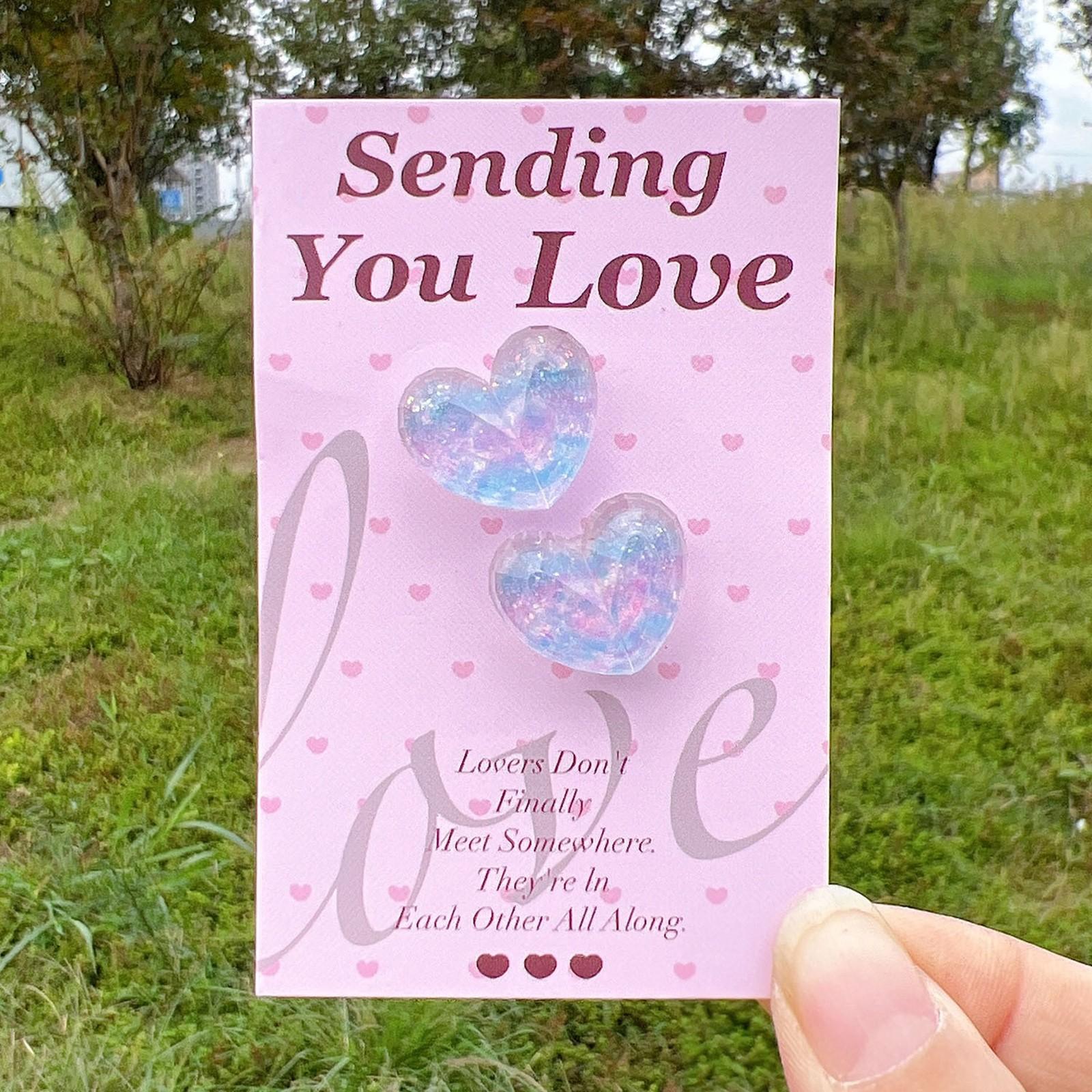 

6 шт. Карманная открытка, украшение, подарок, сделай сам, открытка на День святого Валентина, открытка на объятие, любовная открытка для детей, друзей, влюбленных, товары для вечеринки по случаю Дня святого Валентина One Size