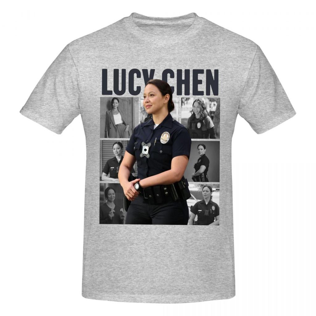 Lucy Chen Melissa Neil The Rookie Funny T Shirts Graphic Y2k Pops Crewneck T Shirts For Unisex Wounisex Clothes