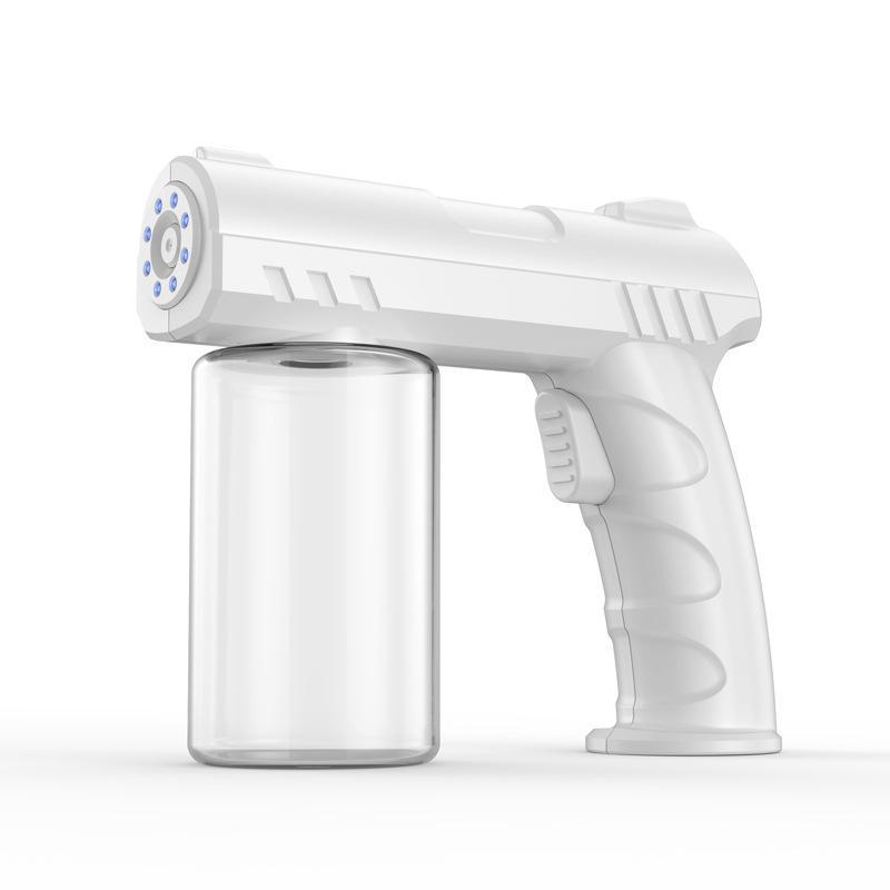 Bærbar oppladbar desinfeksjonssprøytepistol med Blue Light Atomizer