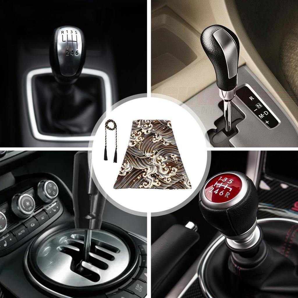 Gear Shift Knob Boot Cover, Gear Shift Dust Cover, Car Gear Shifter Dust Sleeve
