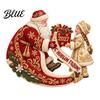 Frosty Old Man Window Art Static Cling Decal PVC Electrostatic Glass Stickers with Festive Winter Season Ornaments Snow Maiden Pattern Sticker