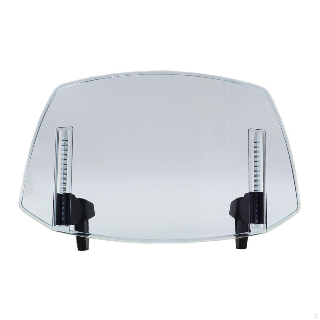 Motorcycle Wind Deflector Adjustable Riding Parts Windscreen Easy Installation Durable
