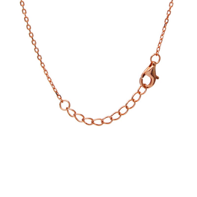 TARI MACOI Silver Two Star Necklace - Rosegold