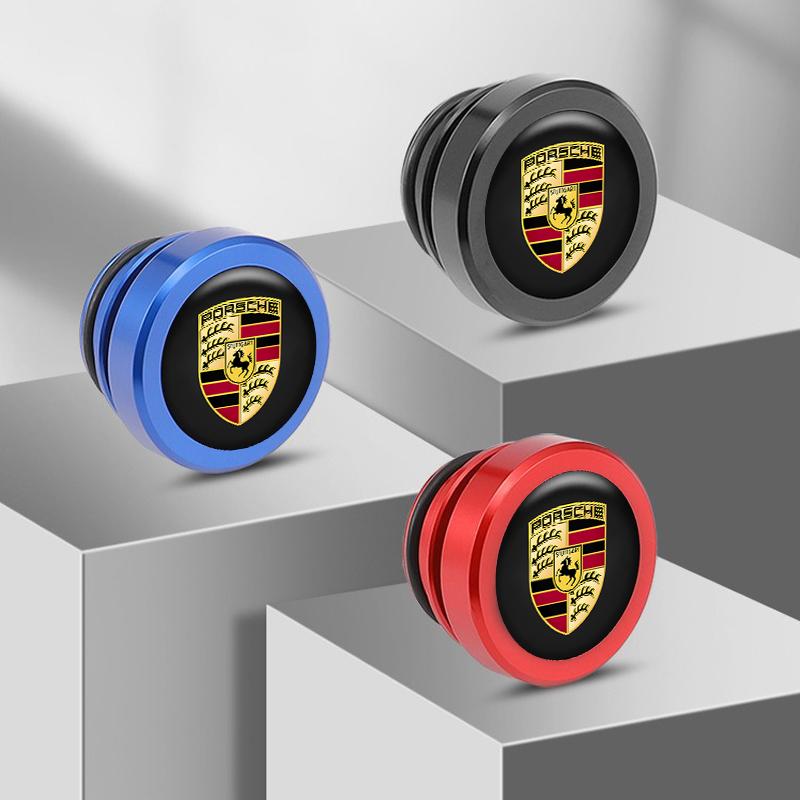 Car Cigarette Lighter Plug Cover Decoration DustProof Cap For Porsche 911 718 Cayenne Cayman Panamera Macan Taycan Boxster Pajun