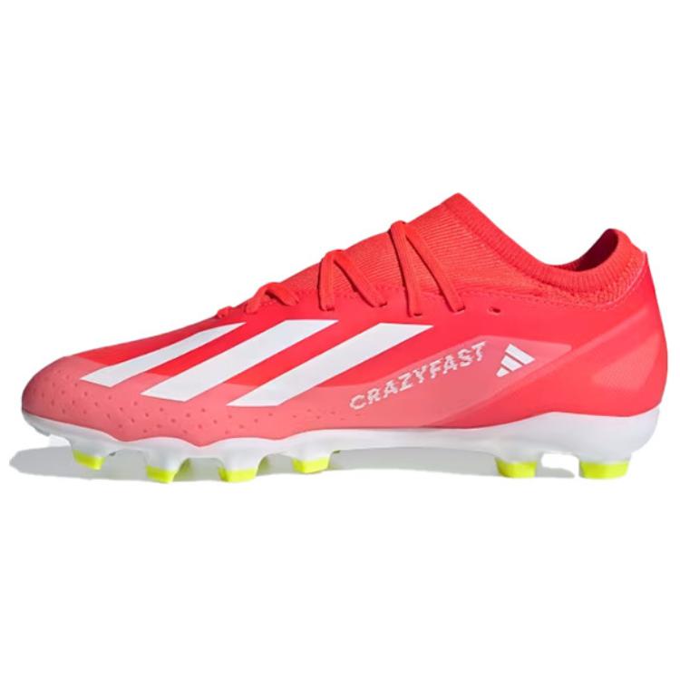 Adidas X Crazyfast League Artificial Turf Non-Slip Durable Soccer Shoes Men Soccer Shoes Red White IF0697