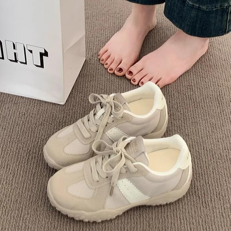 Forrest Gump shoes women's 2025 summer new inner height increase small fashion moral training shoes mesh platform casual sports shoes