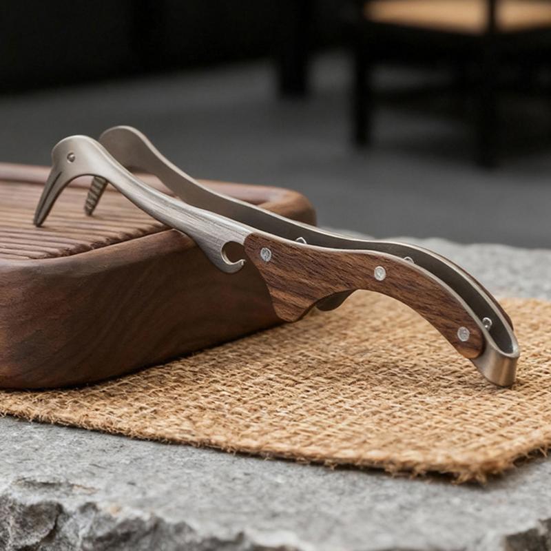 Stainless Steel Tea Brewing Tools AntiSlip Tea Ceremony Tongs for Secure Grip on Teacups and Utensils