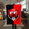 1Pc 24 Erzincanspor Print Flannel Blanket High Quality Warm Comfortable Cover for All Seasons Perfect for Gifts Home Decor