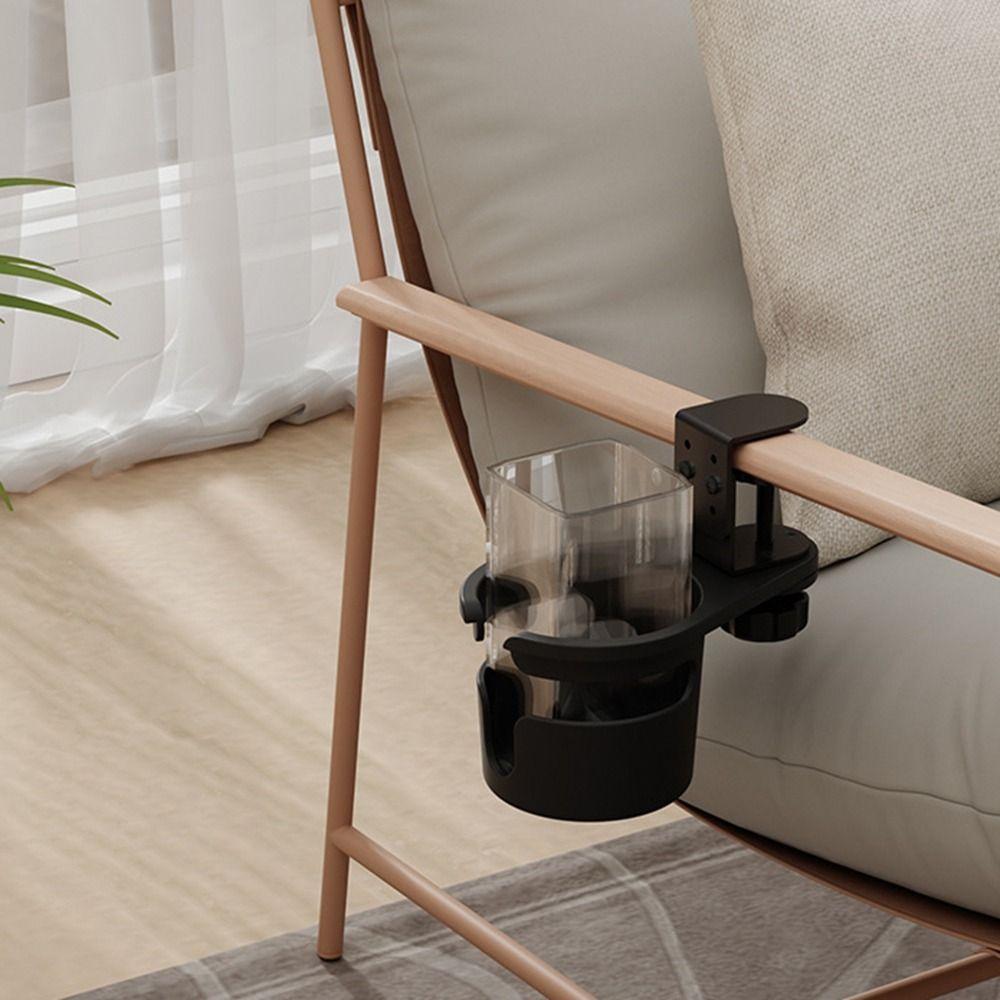 Anti-Spill Rotating Mug Holder Plastic Deskside Mug Holder Sturdy Coffee Mugs Bottles Rack  Office