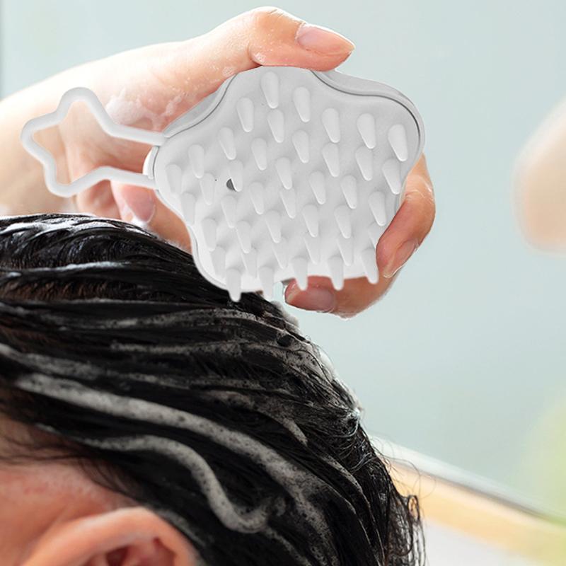 Scalp Scrubber Shampoo Brush Massager Clean Scalp Comb Hair Washing Brush Scalp Exfoliator Brush Head Scrubber Tools