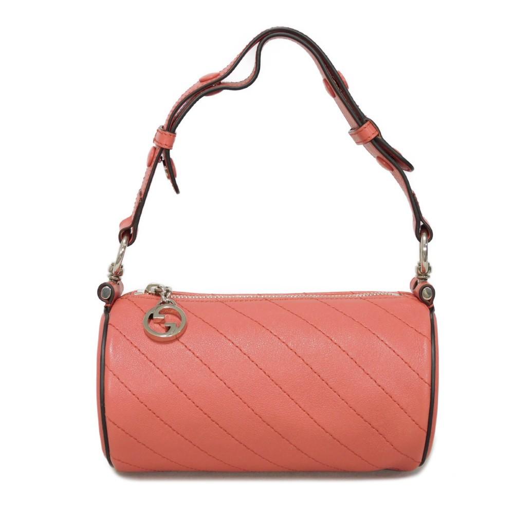 Used Blondie Mini Bag 9539 760170 AACPY 6701 7921 with GG Charm RFID IC Chip, Unused, Interlocking G, Pink, Women's