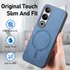 For OnePlus Nord CE4 5G/OnePlus Ace 3V 5G Leather Back Case Compatible with MagSafe Skin-touch Phone Cover