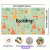 2D flat banner 1 piece backdrop for Greek island partyphoto backdrop for weddings and birthdays