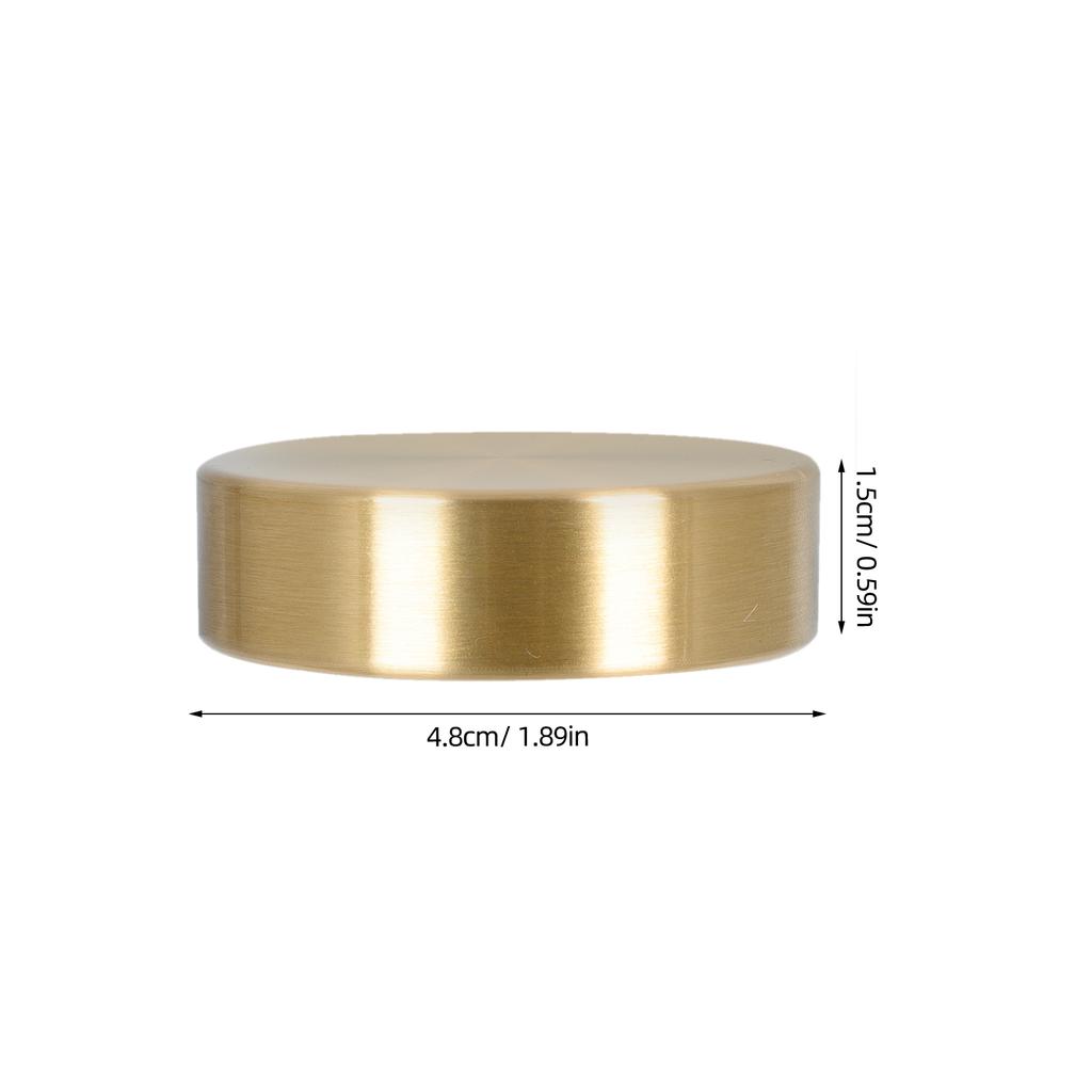 4/5/6cm Chinese Calligraphy Paperweight Round Shape Solid Brass Paper Weight Pressing Prop For Chinese Painting Art Supplies