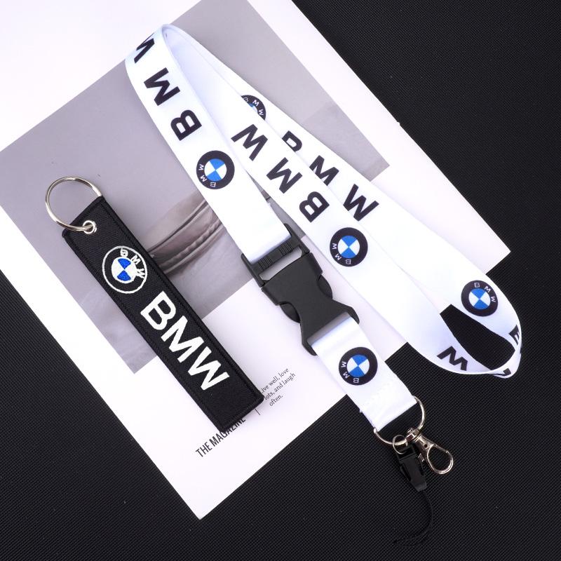 B-BMW Logo Neck Strap Key Phone Work Card Lanyard Rope Keychain For BMW M Performance E46 E36 E34 E53 E87 E90 E60 X1 X2 X3 X5 X6 Bzdn55
