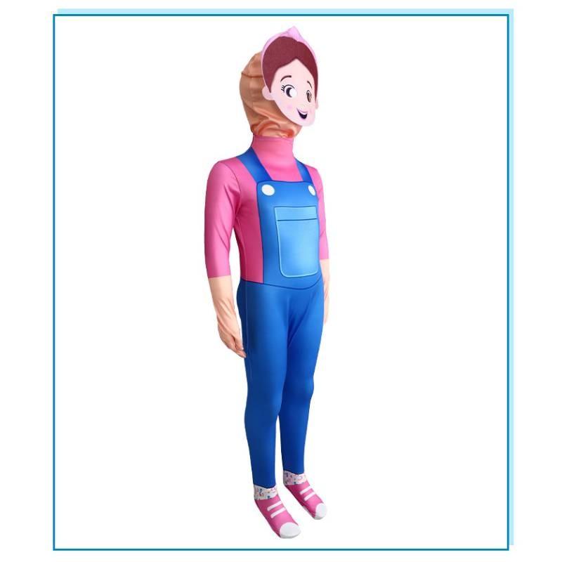 Cosplay Character Costume Jumpsuits Halloween Stage Gift Performance