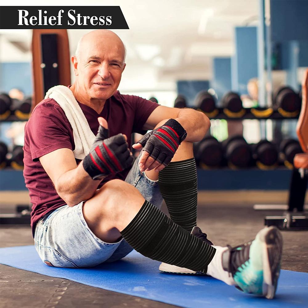 Full-Length 40-300cm Knee Elbow Support Wrap | Adjustable Strap for Sports Gym Fitness | Wrist Ankle Pain Relief Bandage Cuff 1