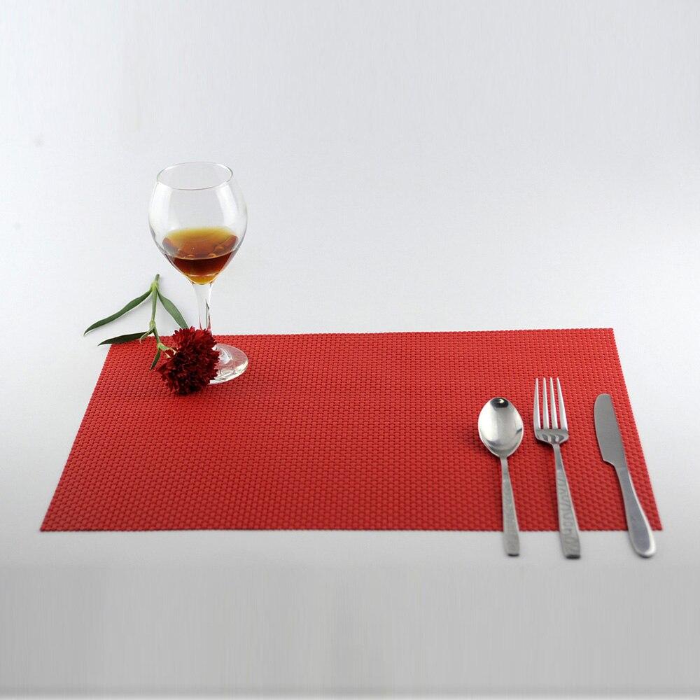 JK Home 4 Teile/los Mode Moderne PVC Esstisch Tischset Europa Stil Küche Werkzeug Geschirr Pad Coaster Kaffee Tee Tischset