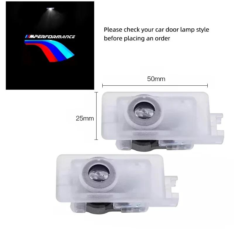BMW GROUP 2/4Pcs Car LED HD Welcome Door Lights For BMW 1 Series F40 / 3 Series G20 G21 / 8 Series G29 Z4 /  M4 M G02 M8 X7 G07