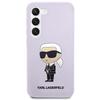 Etui do Samsung Galaxy S23 Plus Karl Lagerfeld Silicone Ikonik Purpurowy