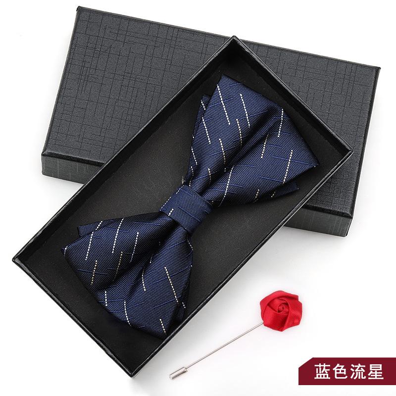 Bow Tie Men'S Wedding Groom Best Man Red Suit Shirt British Brothers Korean Bow Women'S Gift Box