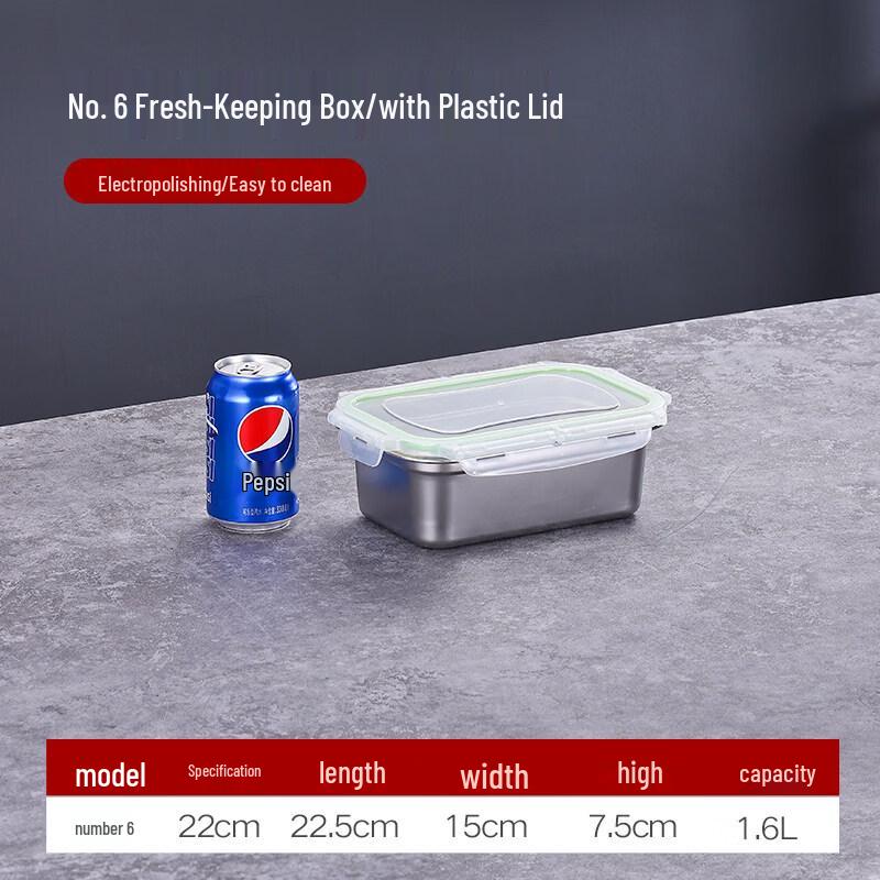 Xihe Food Grade Stainless Steel Fresh-keeping Box