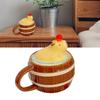 Cartoon Milk Teas Cups with Handle Ceramic Coffee Mug Lovely Capybara Coffee Cups Birthday Gift for Women and Men